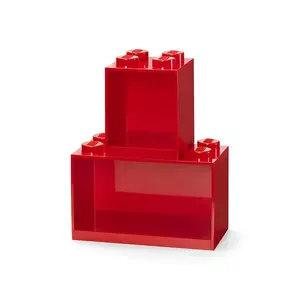 Lego set rafturi de perete culoarea rosu imagine