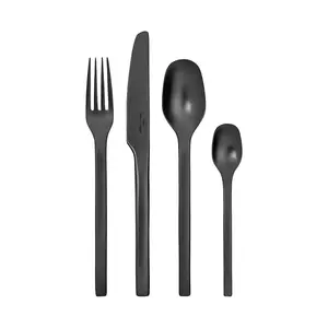 Villeroy & Boch set de tacâmuri pentru 4 persoane culoarea negru imagine