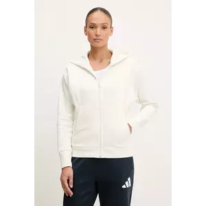 adidas bluză All SZN culoarea bej, cu glugă, uni, JD4689 imagine