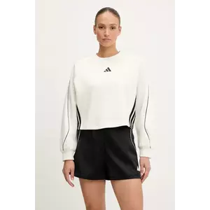 adidas bluză Stadium culoarea bej, cu imprimeu, JW0506 imagine