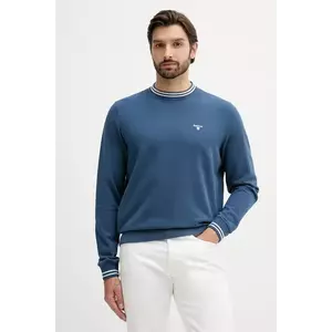 Barbour hanorac de bumbac ROSFORD culoarea bleumarin, uni, MOL0700 imagine