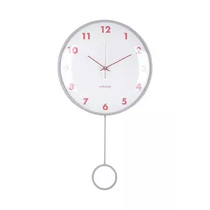 Karlsson ceas de perete Cheeky Dome culoarea violet imagine