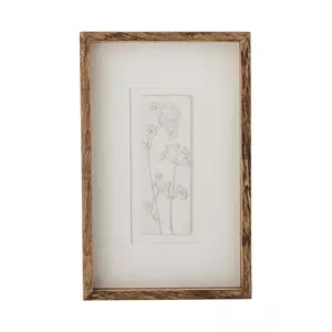 Bloomingville decorațiune de perete 30, 5 x 48, 5 x 5 cm culoarea bej imagine