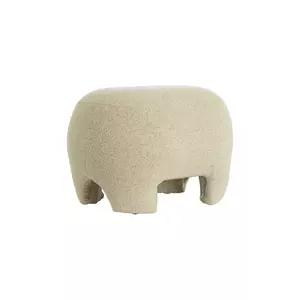 Light & Living scaun de puf Zenica 53 x 41 x 38 cm culoarea bej imagine