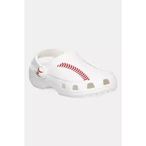 Crocs șlapi copii CLASSIC BASEBALL CLOG T culoarea alb, 210022 imagine
