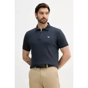 Barbour polo de bumbac WADWORTH culoarea bleumarin, uni, MML1398 imagine