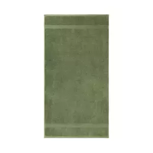 BOSS prosop din bumbac LOFT 50 x 100 cm culoarea verde imagine