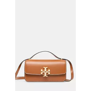 Tory Burch poșetă de piele Eleanor culoarea maro, 158734-200 imagine