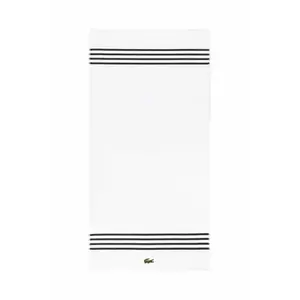 Lacoste prosop din bumbac LCOURTLI Bitume 70 x 140 cm culoarea gri imagine