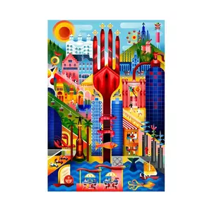 Balvi puzzle Barcelona 1000 pcs imagine