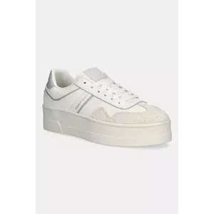 Tommy Jeans sneakers THE GREENWICH FLATFORM culoarea bej, EN0EN02807 imagine