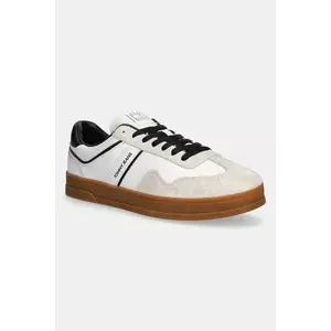 Tommy Jeans sneakers din piele THE GREENWICH LEATHER culoarea bej, EM0EM01587 imagine