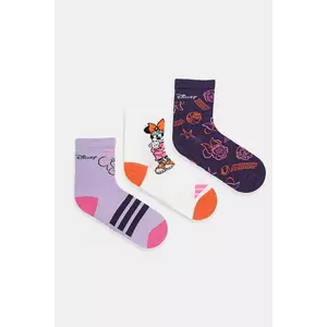 adidas Performance șosete copii 3-pack culoarea violet, JM1826 imagine