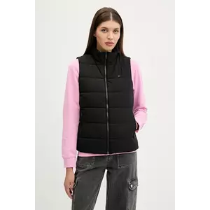 Tommy Jeans vestă culoarea negru, de tranziție, DW0DW21409 imagine