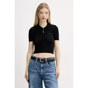 Tommy Jeans pulover culoarea negru, light, DW0DW20965 imagine