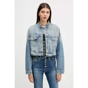 Tommy Jeans geacă jeans de tranziție, oversize, DW0DW21195 imagine
