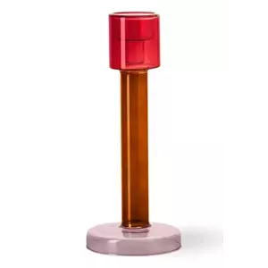 &k amsterdam sfeșnic decorativ L culoarea roșu imagine