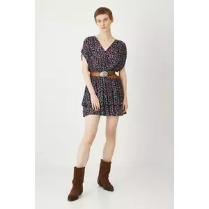 Medicine salopeta culoarea negru, cu decolteu in v imagine