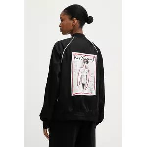 Karl Lagerfeld geacă culoarea negru, de tranziție, A3W14037 imagine