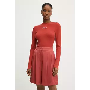 Karl Lagerfeld vestă culoarea portocaliu, light, A3W18025 imagine