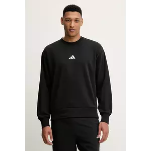 adidas bluză Feelcozy culoarea negru, uni, JE3837 imagine