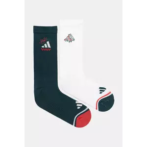 adidas șosete 2-pack culoarea alb, JW7718 imagine