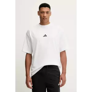 adidas tricou din bumbac Future Icons culoarea alb, cu imprimeu, JC5339 imagine