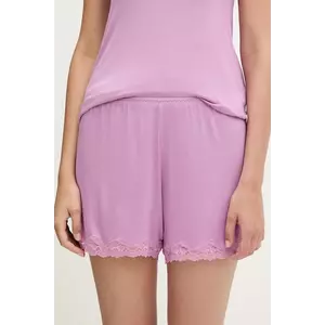 United Colors of Benetton pantaloni scurți de pijama culoarea violet, 3Z123900V imagine