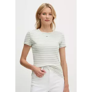 Tommy Jeans tricou culoarea bej, DW0DW17383 imagine