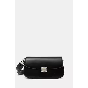 Answear Lab poseta de piele culoarea negru imagine