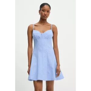 Answear Lab rochie din bumbac mini, evazati imagine