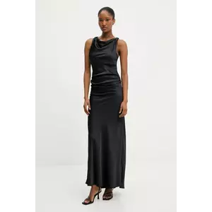 Answear Lab rochie culoarea negru, maxi, evazati imagine