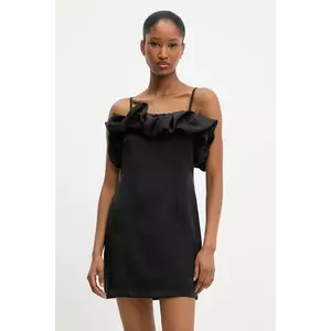 Answear Lab rochie culoarea negru, mini, mulata imagine