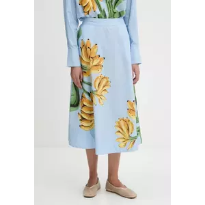 Farm Rio fustă din bumbac midi, evazați, 332585 imagine