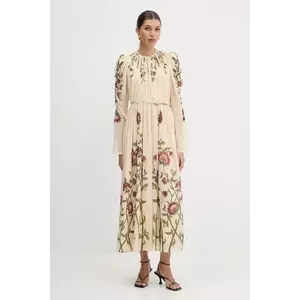 Farm Rio rochie culoarea bej, maxi, evazați, 339165 imagine