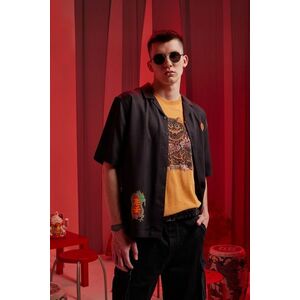 Medicine tricou din bumbac culoarea portocaliu, cu imprimeu imagine