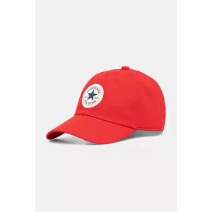 Converse șapcă culoarea roșu, cu imprimeu, 10027421-A15 imagine