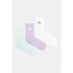 adidas șosete 3-pack culoarea violet, JW2740 imagine