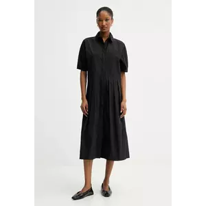 MM rochie CADMIO culoarea negru, midi, evazați, 2526226027600 imagine