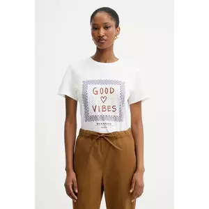 Weekend Max Mara tricou din bumbac ARA culoarea alb, 2525976041600 imagine