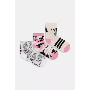 adidas Performance șosete copii 3-pack culoarea roz, JX1424 imagine