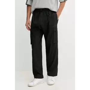 adidas pantaloni culoarea negru, cu fason cargo, KE4390 imagine