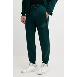 adidas pantaloni de trening x Z.N.E culoarea verde, cu imprimeu, JW4724 imagine