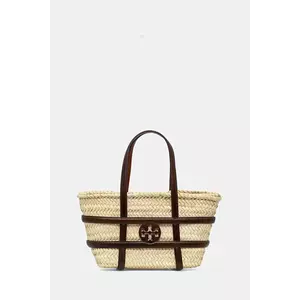Tory Burch coș de plajă Ella Straw culoarea bej, 169218-902 imagine