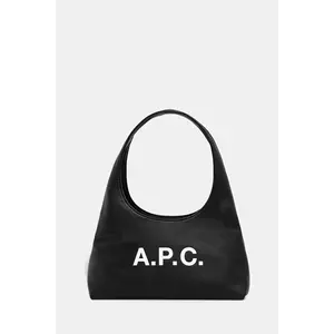A.P.C. geantă baby ninon shoulder culoarea negru, PUAAT.F67027 imagine