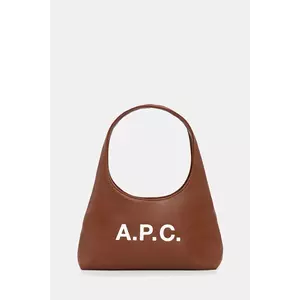 A.P.C. geantă baby ninon shoulder culoarea maro, PUAAT.F67027 imagine