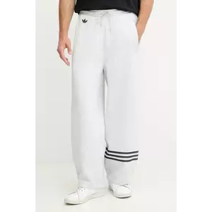 adidas Originals pantaloni de trening Neuclassics culoarea gri, cu imprimeu, JW5443 imagine
