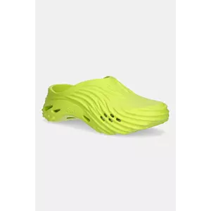 Crocs papuci Echo Wave Clog culoarea verde, 210521 imagine