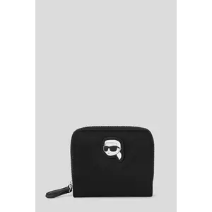 Karl Lagerfeld portofel IKON NYLON culoarea negru, A3W32102 imagine