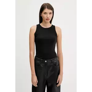 Abercrombie & Fitch top din bumbac culoarea negru, KI139-5180 imagine